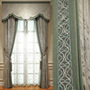 高档轻奢高精密新中式客厅卧室书房简约现代窗帘法式定制成品
