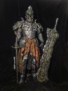 黑暗之魂2烟骑士雷姆，cosplay盔甲武器道具定制战斧cosplay创造