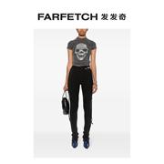 ottolinger女士水钻缀饰图案，t恤farfetch发发奇