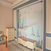 客厅电视背景墙竹木纤维集成墙板环保材料卧室沙发u背景板壁画定