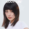 定制lucylee猫爪刘海假发片刘海，片接发片女自然真发假发贴头顶发