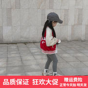 女童外套春秋棒球服儿童秋装2023洋气宝宝，夹克上衣潮童装品质