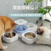 宠物自动喂水器活性炭滤芯，猫咪不湿嘴狗狗，双碗狗狗食盆狗碗猫碗