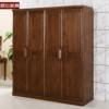 现代中式实木衣柜，开门大衣橱木质衣柜，四门储物柜四门卧室衣柜