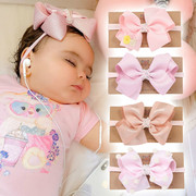 0-1岁弹性蝴蝶结婴儿发带，女宝宝头饰头带，儿童发箍新生儿公主发饰