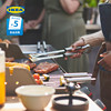 IKEA宜家格里绨徳烧烤工具套装不锈钢家用烤肉夹子烤串野外炭烤
