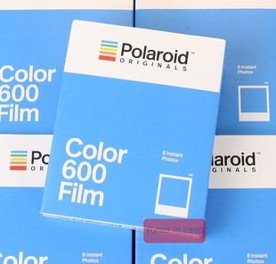 polaroid宝丽来相纸600拍立得，胶卷onestep+彩虹机彩色白边相纸