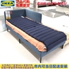 速达北京宜家ikea布洛库伦，软包床架带转角，单人沙发床