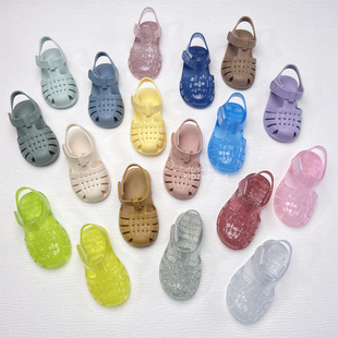 24到西班牙IGOR塑料涉水凉鞋儿童包头罗马超软魔术贴宝宝