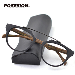 posesion潮人个性木纹眼镜框