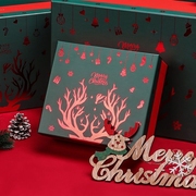 圣诞节礼盒送男女朋友平安果包装盒围巾保温杯礼物盒子天地盖纸盒