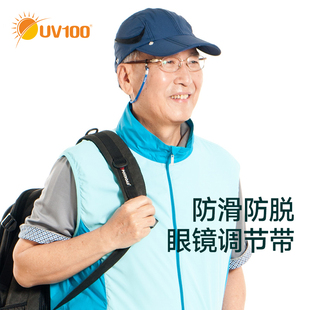 台湾uv100户外运动防滑防脱落眼镜调整带太阳镜，男女固定绑带12224