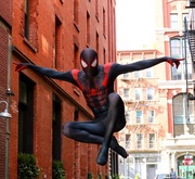 终极蜘蛛侠紧身衣 cospaly连体紧身衣Miles Spiderman万圣节服装
