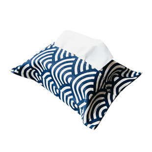 日式和风纸巾套布艺纸巾，袋桌面茶几客厅家用棉麻，抽纸袋盒简约创意