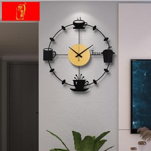 创意挂钟客厅艺术个性网红挂墙钟表现代简约装饰抽象家用客厅时钟