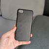 小牛纹适用苹果se4/3/2手机壳16e大孔SE3素皮iphone 7/8/plus半包硬壳商务保护皮套清爽手感防手汗