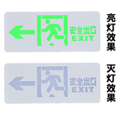 消防应急疏散标志灯led指示牌安全出口a型低压246v220v后背出线