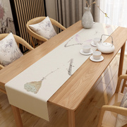 中式茶几桌布桌旗禅意中国风茶旗时尚家居复古长条桌布餐垫