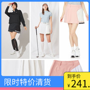 韩国高尔夫女装半身裙子短款百褶裙，弹力防走光速，干运动网球衣服