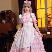 女仆装日常cosplay咖啡馆服务生制服可爱佣人装长裙洛丽塔连衣裙