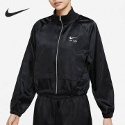 Nike/耐克女子运动短款抽绳棒球夹克外套DQ6576-010