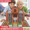 小小泥瓦匠儿童造盖房子diy手工建筑师砖头砌墙玩具小屋模型礼物6