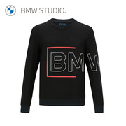 bmwstudio宝马男装，春夏潮流时尚男士，缝制针织套头卫衣