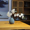 新中式复古禅意陶瓷花瓶仿真花艺茶室餐桌客厅装饰茶几摆件水培瓶