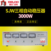 德力西3kw稳压器 稳压器3000w 三相交流SJW-3KVA 380V全自动4500W