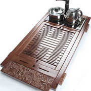茶具套组四合一整套茶具电磁炉，茶具精雕祥龙整s块竹制，龙实木(龙实木)茶盘