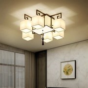 新中式客厅灯吸顶灯2t021年卧室饭厅禅意中国风灯具led