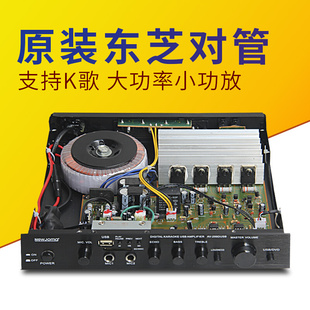 无损蓝牙hifi发烧大功率小功放机家用立体声迷你桌面小型K歌299D