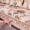欧式皮沙发垫高档奢华防滑四季通用美式新中式，实木沙发坐垫套罩巾