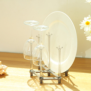 桌面创意沥水杯架厨房塑料茶杯收纳置物架子玻璃杯倒挂架晾杯子架