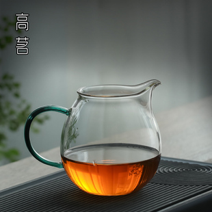 小号公道杯玻璃加厚耐热功夫，茶分茶器日式茶海小公杯匀杯家用茶具