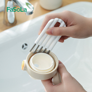FaSoLa可卷曲杯盖刷保温杯刷清洁刷水杯缝隙清洗 奶瓶杯子小刷子