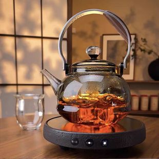 iqs艾玛诗t5电陶炉铸铁煮茶器，一级烧水养生壶超薄电磁炉静音