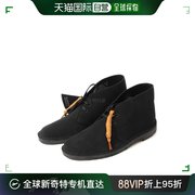 韩国直邮Clarks沙漠靴男女同款黑色绒面革质地柔软26155480靴子