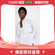 香港直邮潮奢alexanderwang女士，短版衬衫抽褶吊带背心