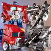 合金坦克变形机器人汽车玩具，男孩正版金刚大黄蜂，擎天之柱恐龙儿童