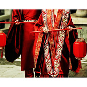 大红色手提汉服灯笼明制宋制，婚纱照拍摄道具中式古典风灯笼结婚