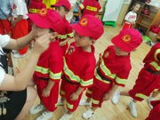 儿童消防员衣服套装，演出服服装小孩职业，体验角色扮演亲子装消防员