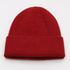 纯色款毛线帽子针织帽女春秋冬薄款包头帽套头帽男女保暖冷帽子冬