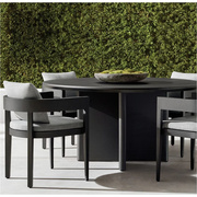 户外铸铝桌椅家用别墅庭院花园布置休闲露天桌椅组合室外餐桌椅