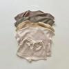 夏季短袖1周岁男女童睡衣家居服短裤两件套装婴儿2-6个月宝宝衣服