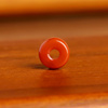 瓦西南红面包圈2号直径9.7x厚度，4.5mm满肉大孔珠单颗隔珠配珠