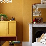 素色金色墙纸金箔壁纸金黄色客厅卧室餐厅背景墙非自粘 KTV天花板