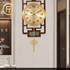 胖匠纯铜挂钟客厅别墅新中式家用时尚中国风轻奢时钟书房古典挂表
