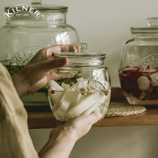 玻璃密封罐kilner泡菜坛子，家用食品级腊八蒜，腌菜罐腌咸菜缸储物罐