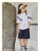 女童韩版夏季短袖T恤宝宝荷叶边淑女风休闲上衣可爱纯棉体恤9816